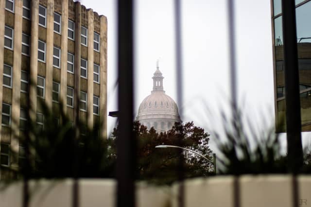 Texas State Capitol Framed View - Image 1