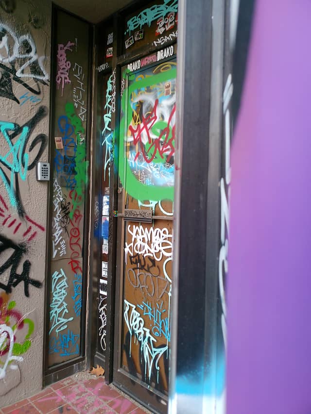 Broadway Street Urban Art Doorway - Image 1