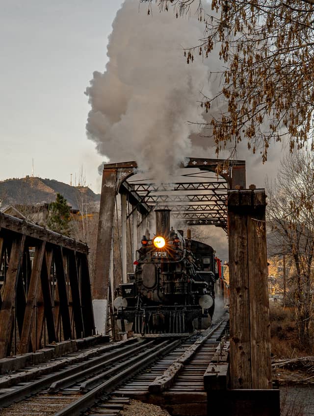 Durango & Silverton Narrow Gauge Railroad Bridge - Image 1
