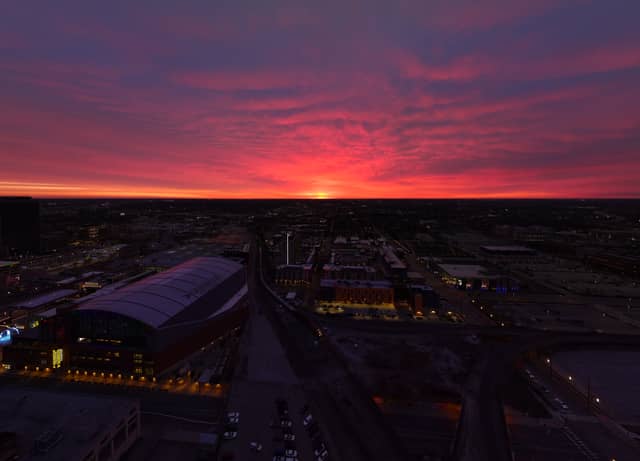 Downtown Indianapolis Sunset Overlook - Image 1