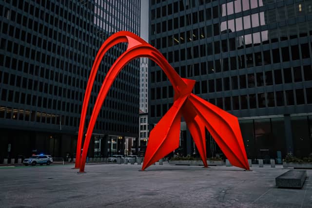 Flamingo Sculpture at Federal Plaza - Image 1