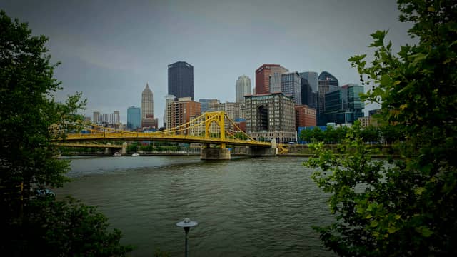 Roberto Clemente Bridge & Pittsburgh Skyline - Image 1