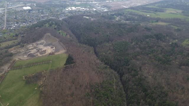 Watkins Glen Gorge Aerial Overlook - Image 1