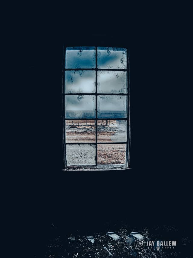 Abandoned Farmhouse Window, Tulia - Image 1
