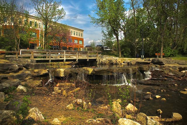 Creekside Park Waterfall - Image 1