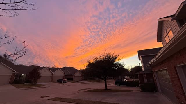 Plano Suburban Sunset Overlook - Image 1