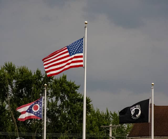 Galion Veterans Memorial Flags - Image 1