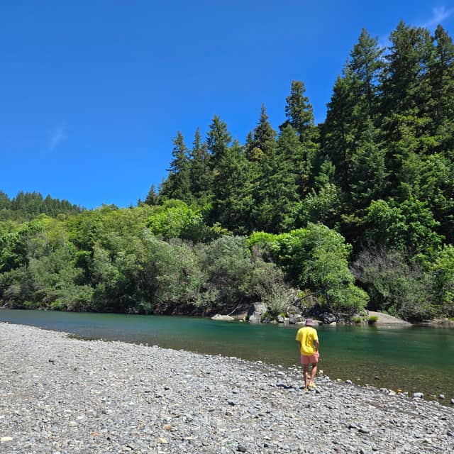 Chetco River Riverbank - Image 1
