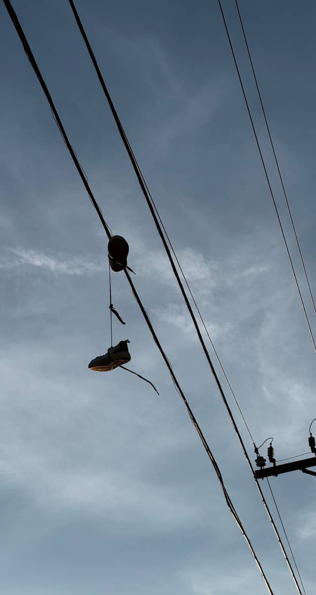 Hanging Shoes on Smotherman Road - Image 1