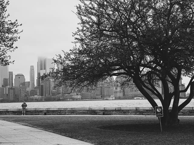 Ellis Island Skyline View - Image 1