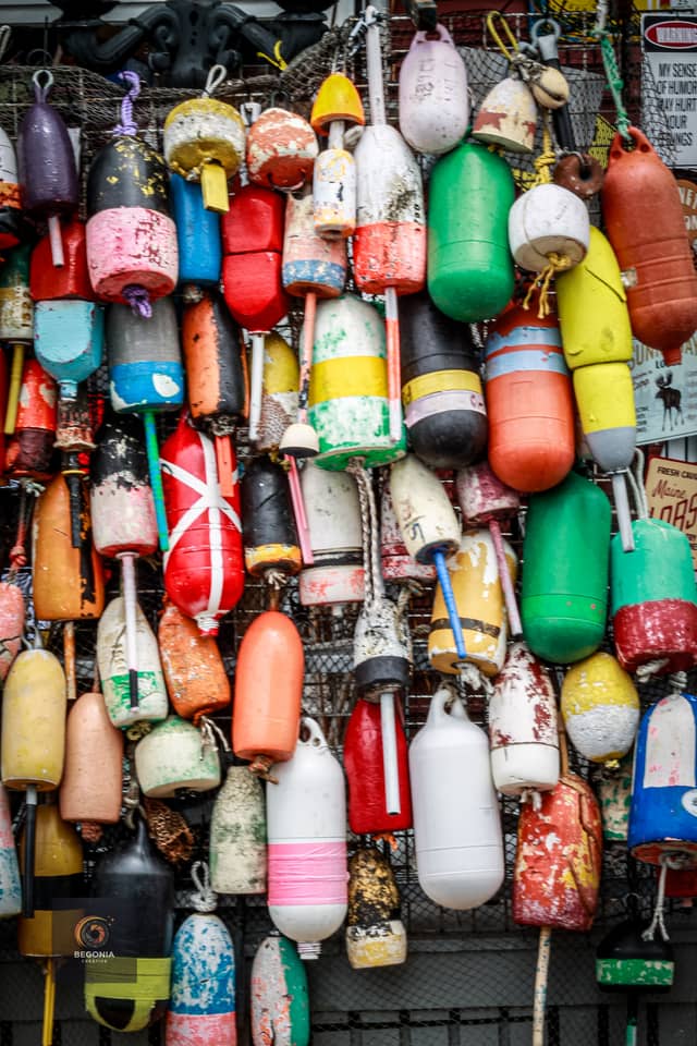 Boothbay Harbor Buoy Wall - Image 1