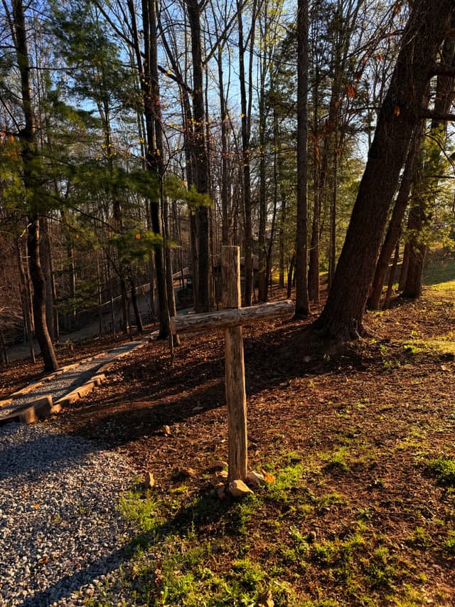 Hillmont Camp Woodland Cross - Image 1