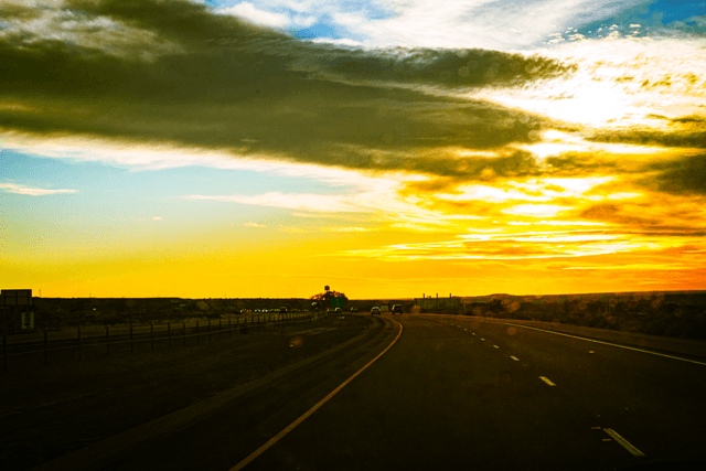 Algodones Highway Sunset - Image 1