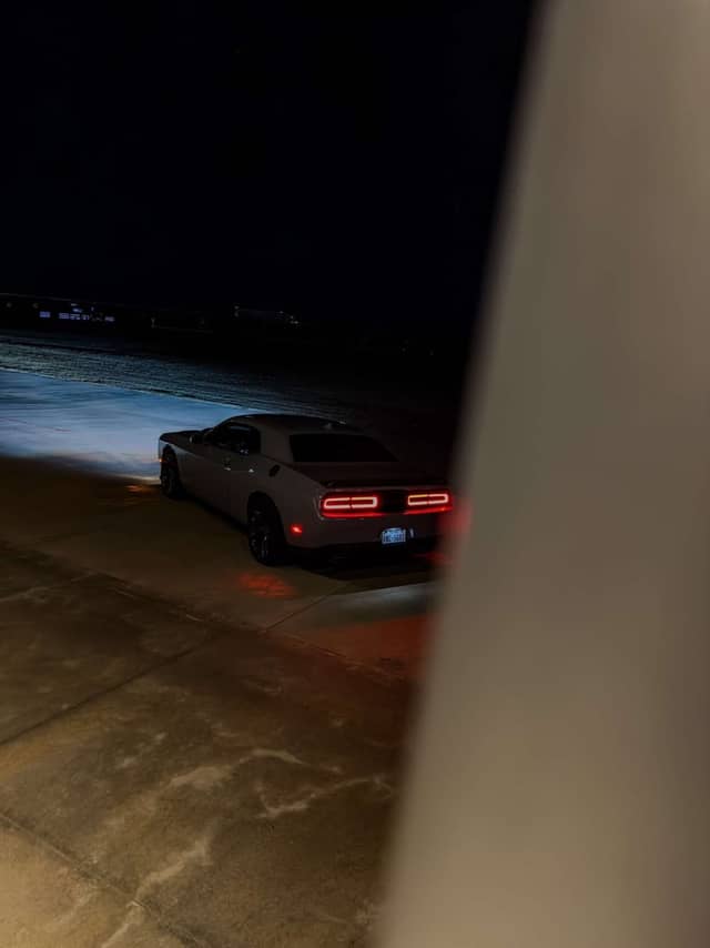 Rural Texas Night Driveway - Image 1