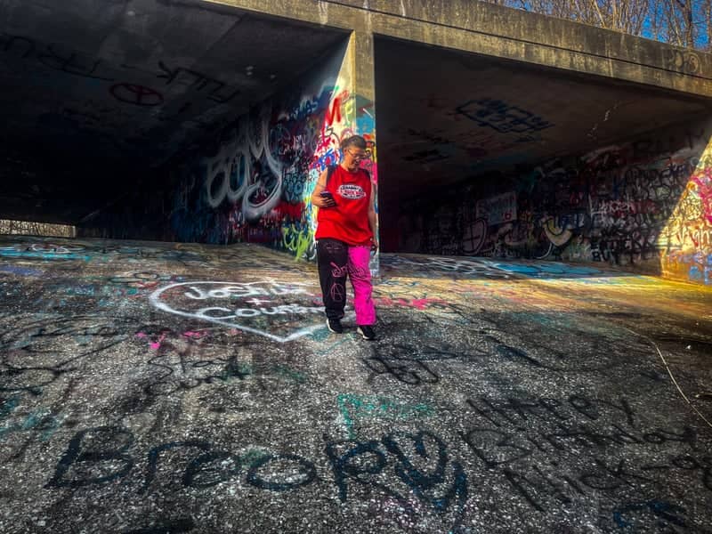 Horseshoe Curve Reservoir Graffiti Wall - Image 1