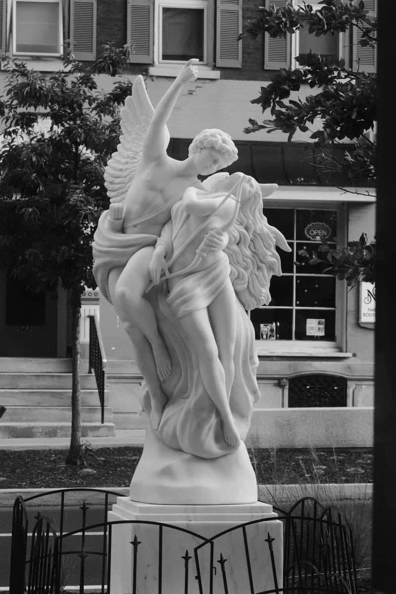 Cupid and Psyche Statue, Allentown - Image 1
