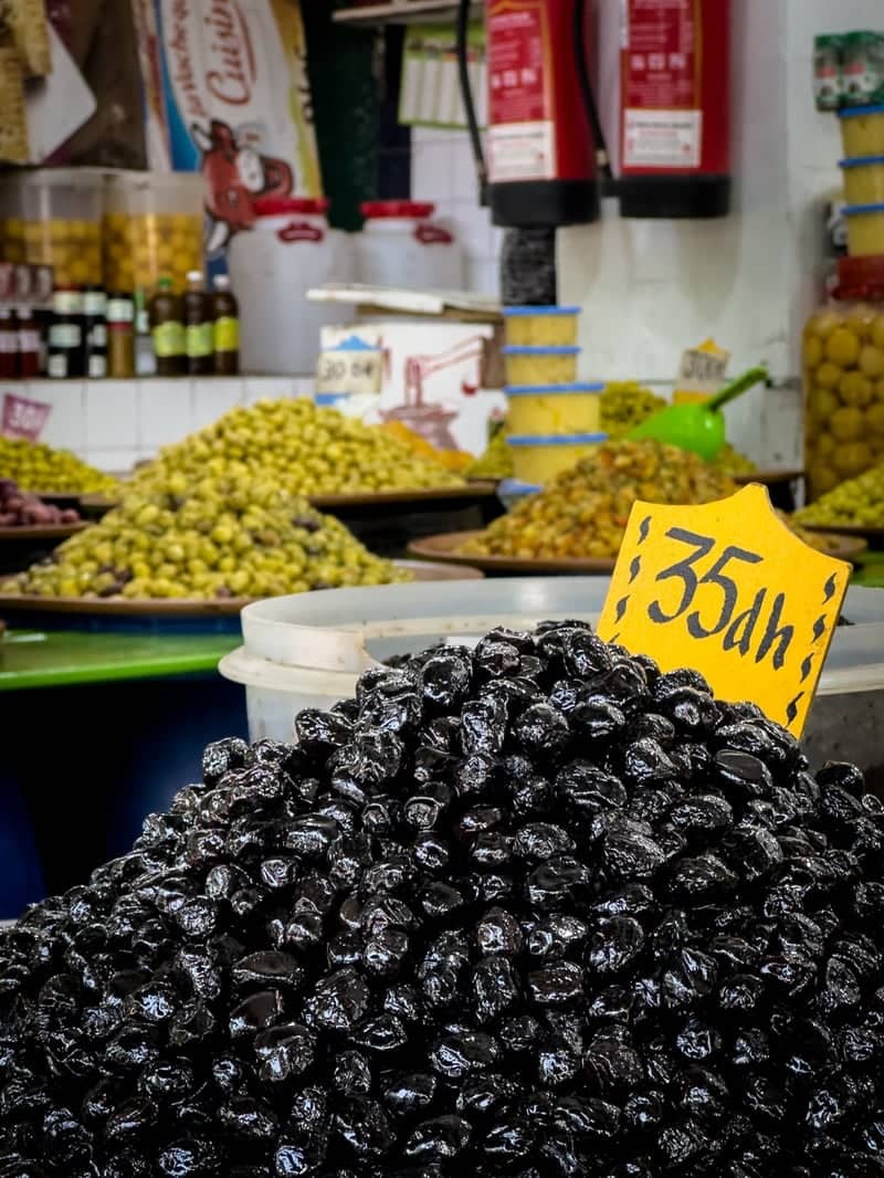 Olive Market in Habous Quarter - Image 1