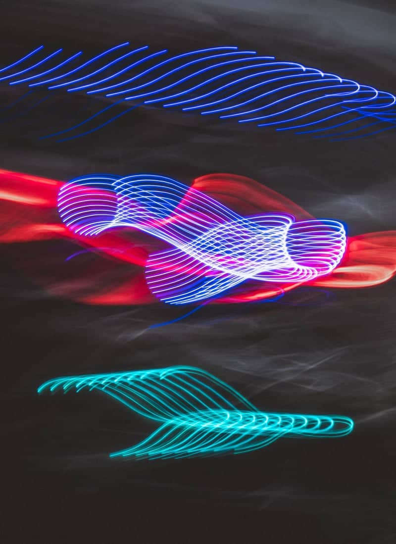 Abstract Light Trails at La Vergne - Image 2
