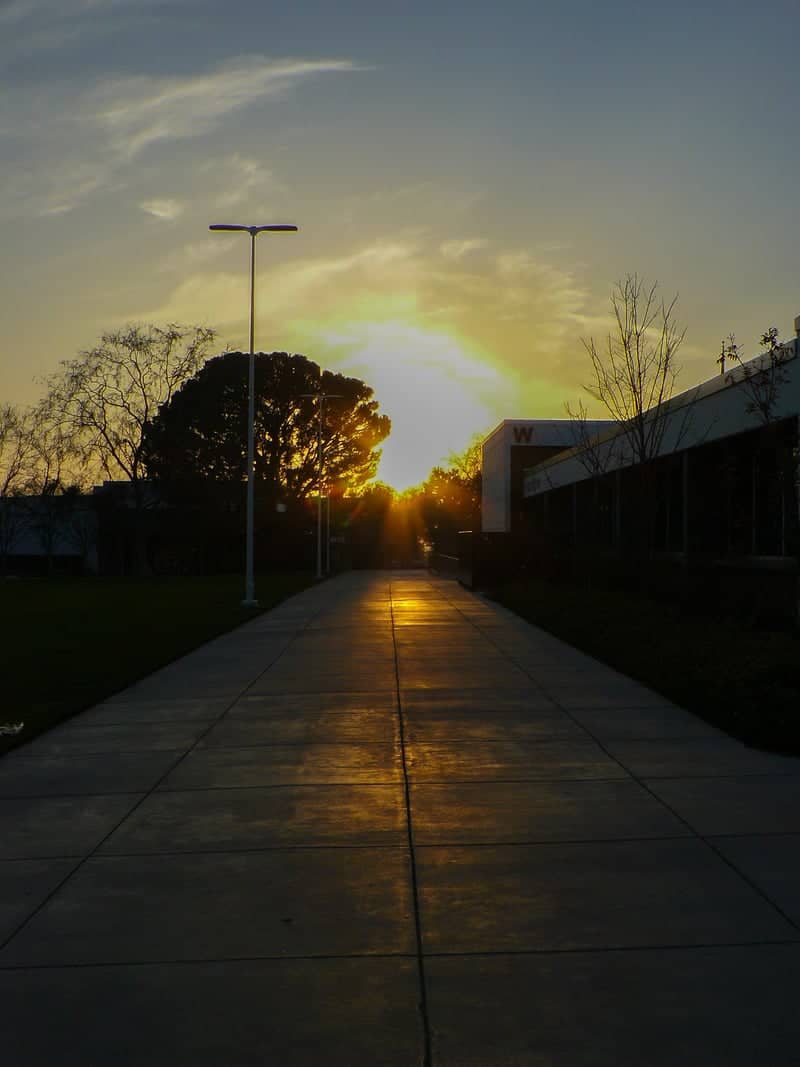 Bakersfield College Sunset Walkway - Image 1