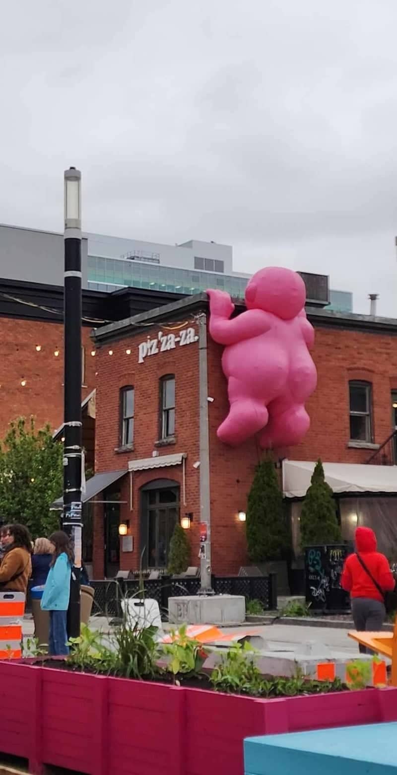 Piz'za-za Pink Inflatable - Image 1
