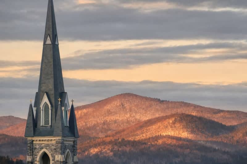 Grace Congregational Church Spire - Image 1