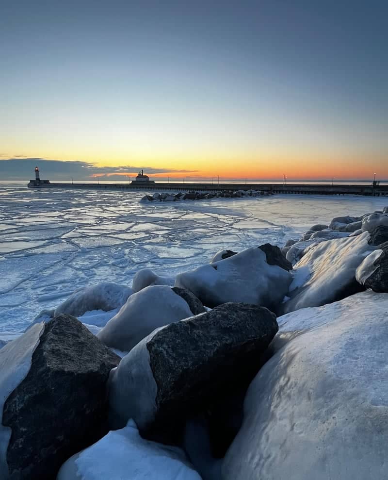 Duluth Harbor Breakwater Lighthouses - Image 1
