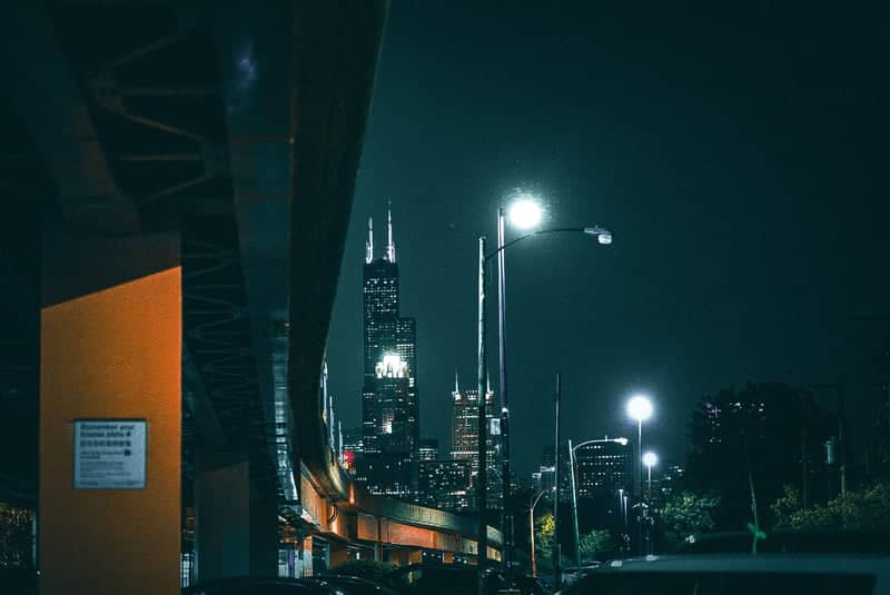 Chicago Skyline from Cicero Overpass - Image 1