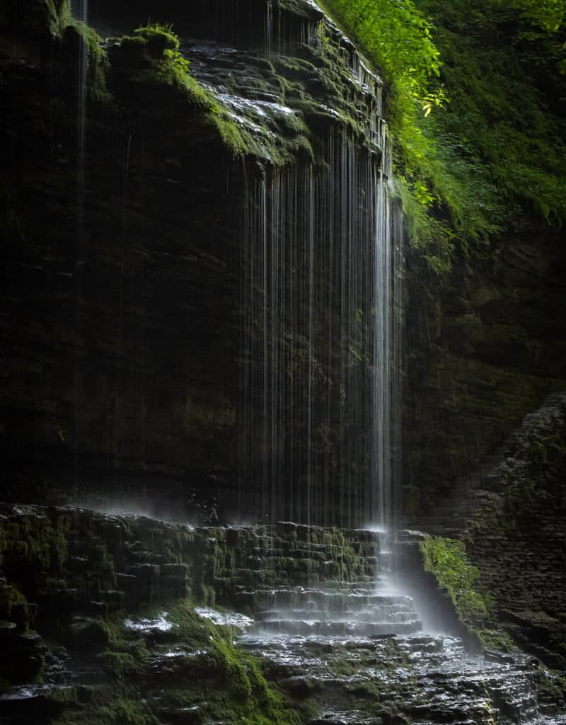 Rainbow Falls, Watkins Glen State Park - Image 1