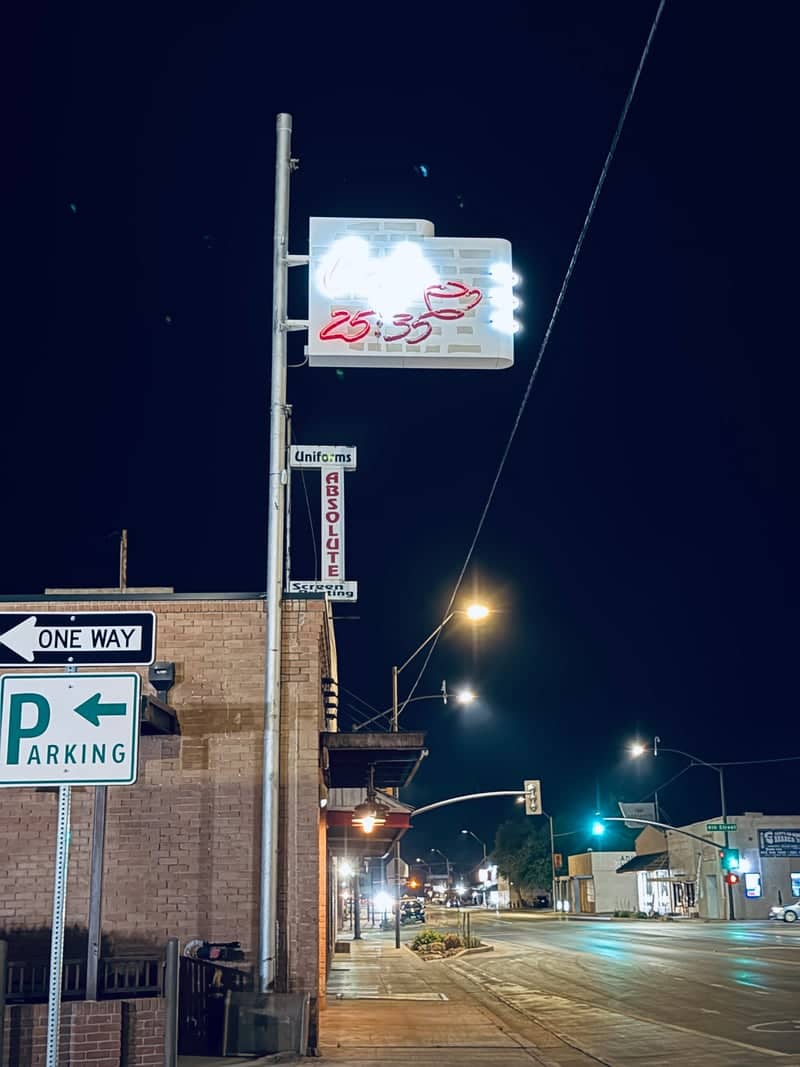 Cafe 25:35 Neon Sign - Image 1