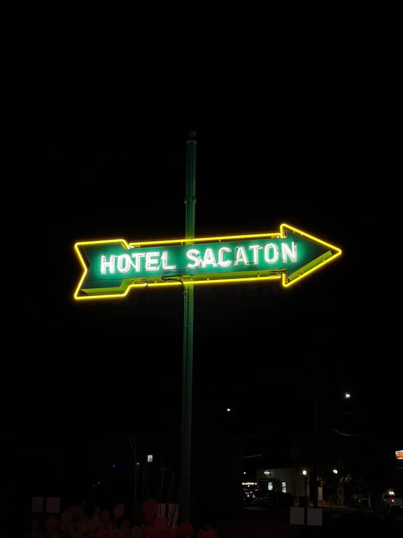 Hotel Sacaton Neon Sign - Image 1