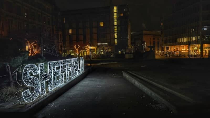 Sheffield Illuminated Sign, Millennium Square - Image 1