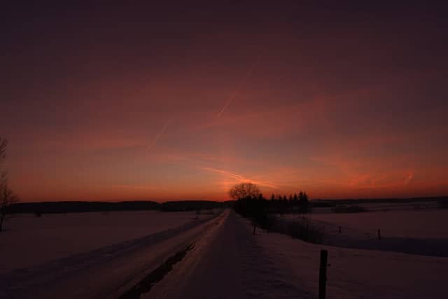 Rydzewo Rural Sunset Road - Image 2