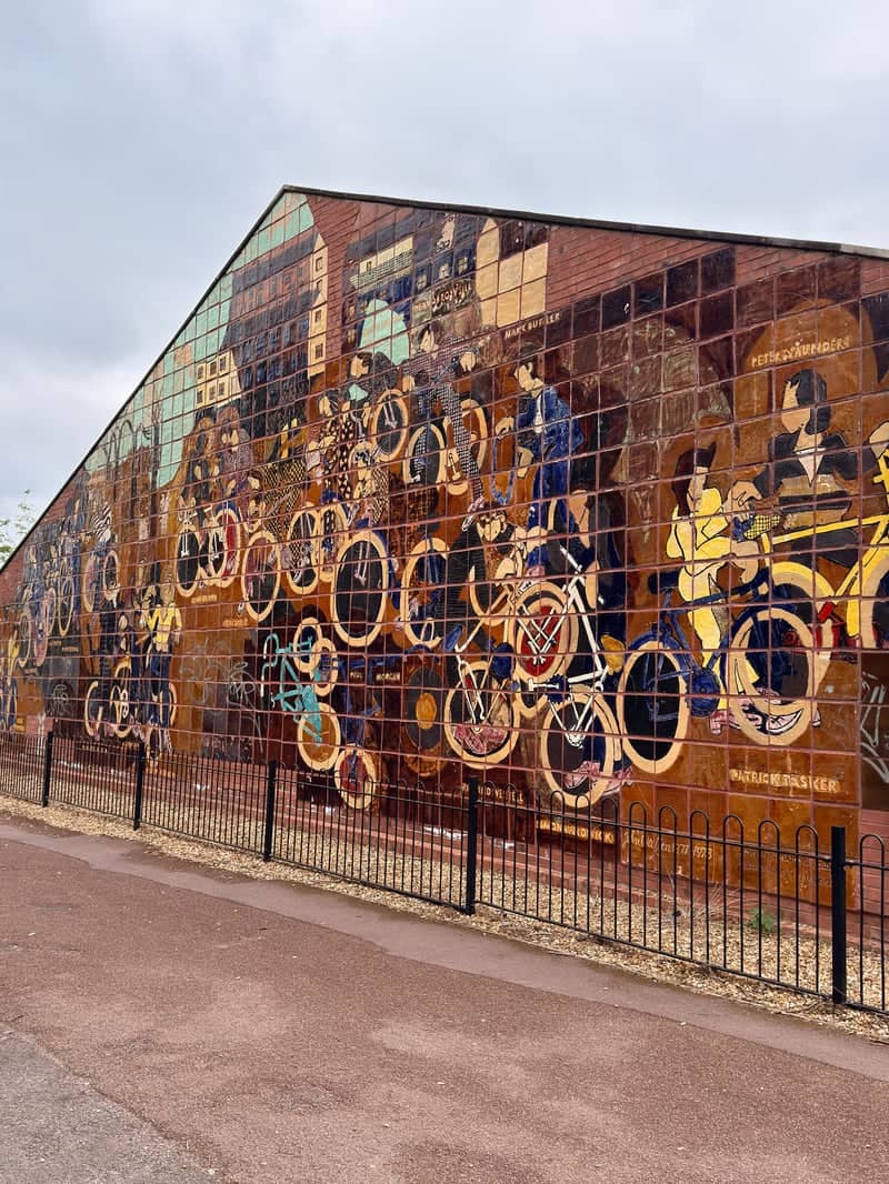 Bradwell Bicycle Mural - Image 1
