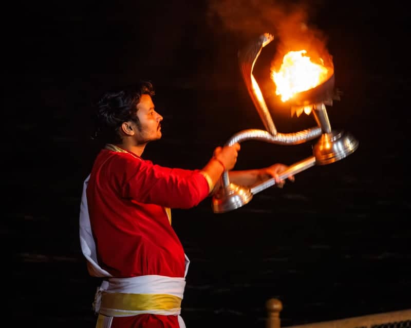 Narmada Aarti at Garudeshwar - Image 1