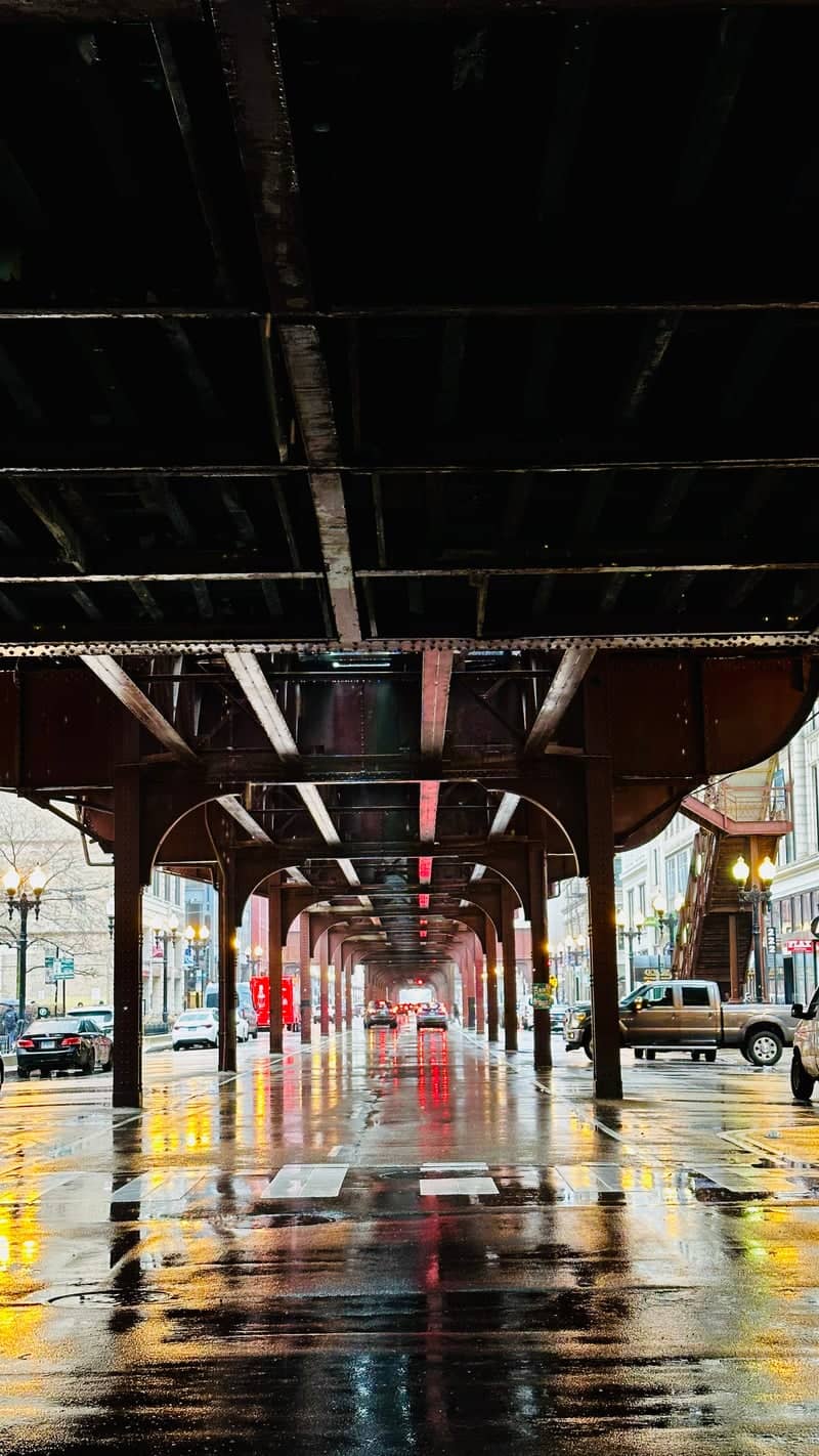 Chicago Loop 'L' Tracks Underpass - Image 1