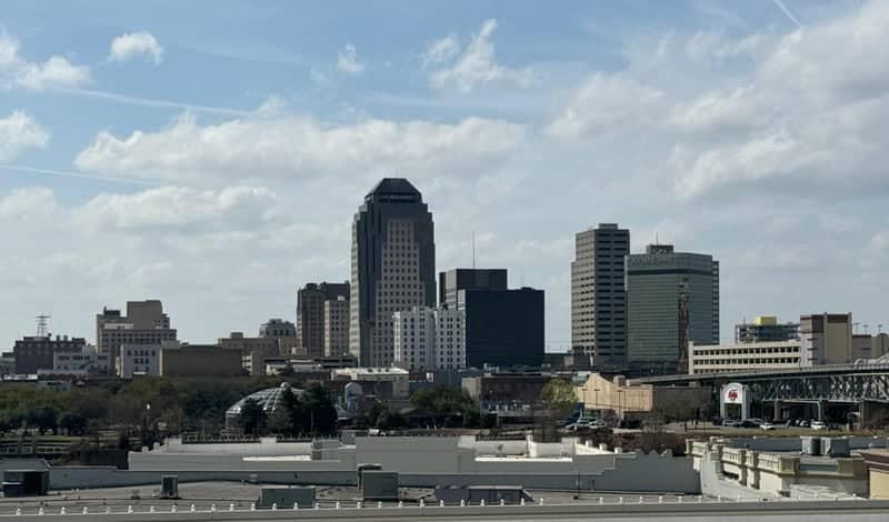 Shreveport Downtown Skyline Overlook - Image 1