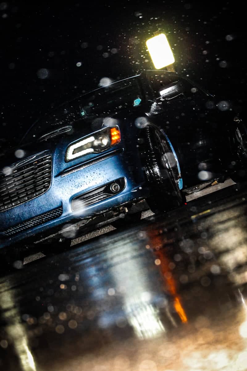 Inkster Rainy Night Streetscape - Image 1