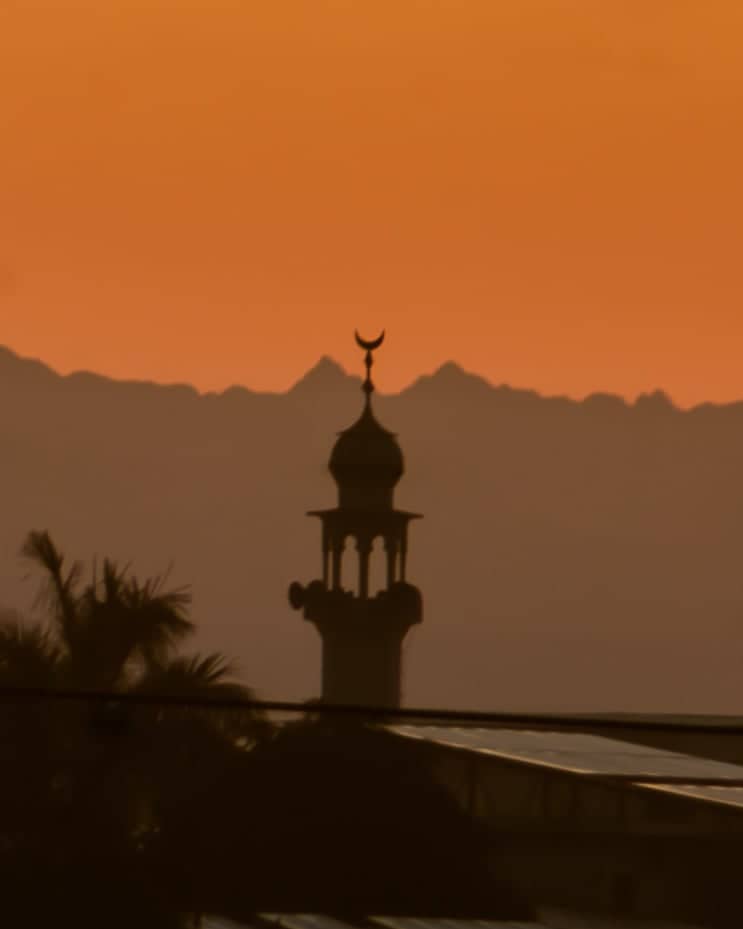 Rawalpindi Minaret Sunset View - Image 1