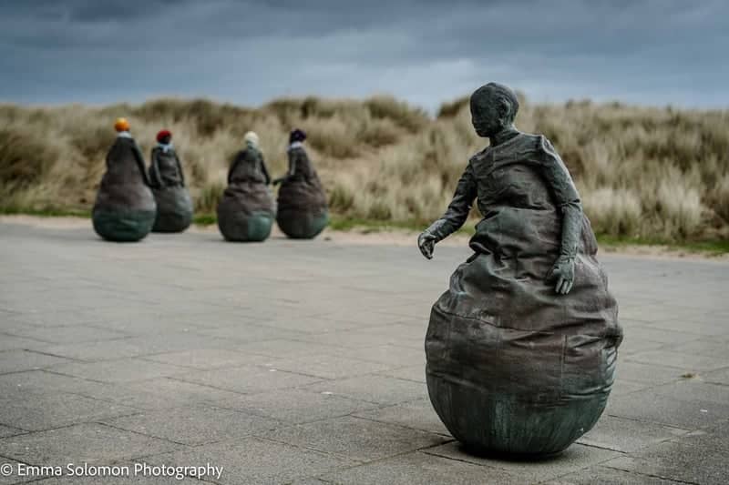 Conversation Piece Sculptures, Littlehaven Beach - Image 1