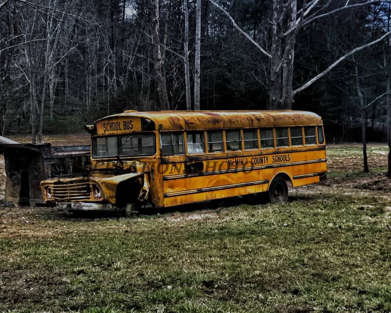 Abandoned McMinn County School Bus - Image 1