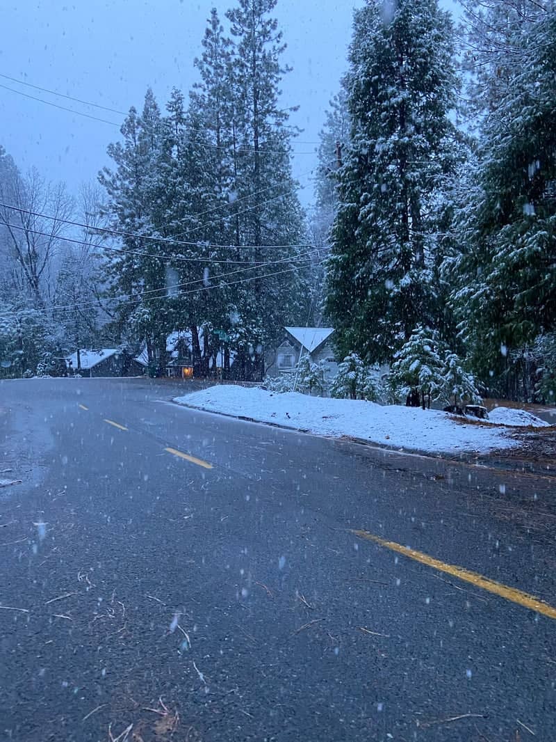 Sierra Foothills Winter Road - Image 1