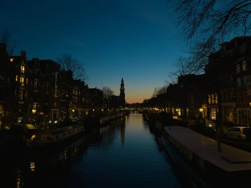 Westerkerk from Prinsengracht - Image 1