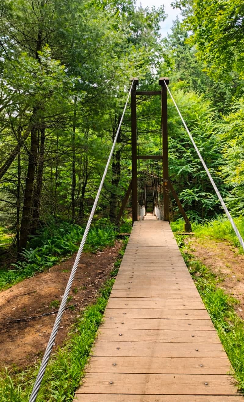 Cook Forest Suspension Bridge - Image 1