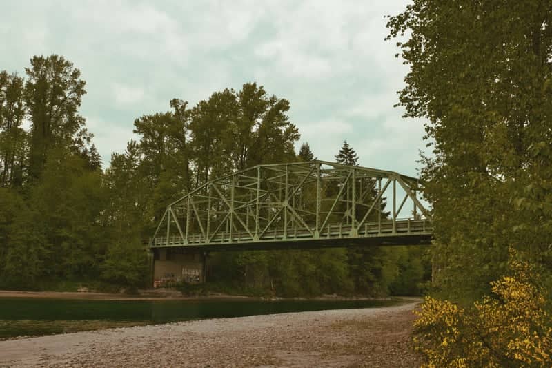 Cowlitz River Truss Bridge - Image 1