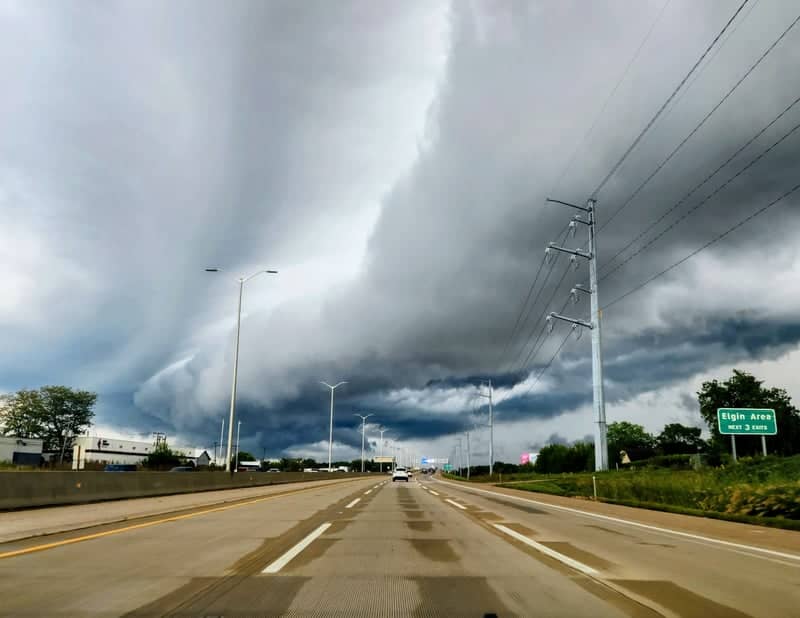 Illinois Highway 47 Storm Overlook - Image 1