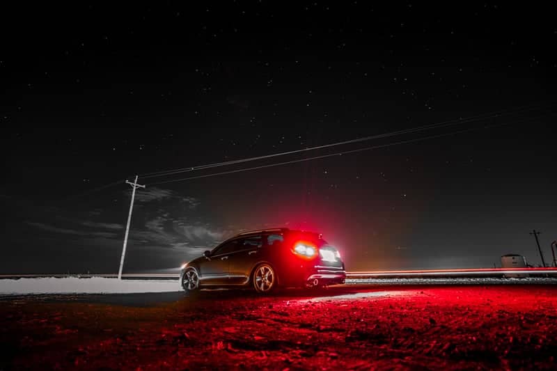 Midway Road Rural Nightscape - Image 1