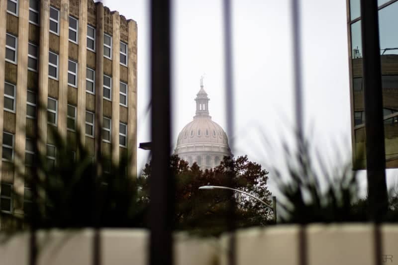 Texas State Capitol Framed View - Image 1