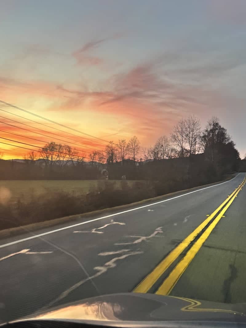 Georgia Highway 105 Sunset - Image 1