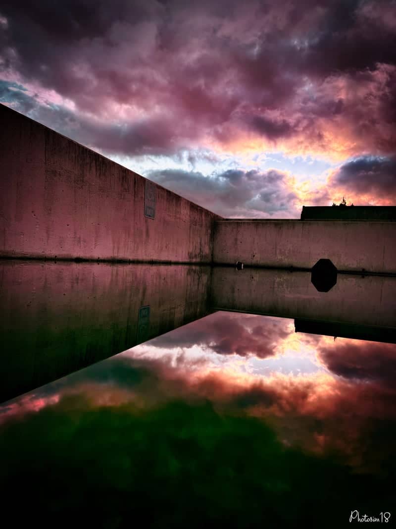 South San Francisco City Hall Reflection Pool - Image 1
