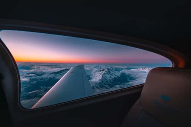 French Alps Aerial View